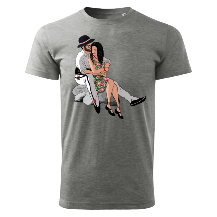 miłość pod Tatrami koszulka męska szara Magdalena Gądek dla Tatra Art.png